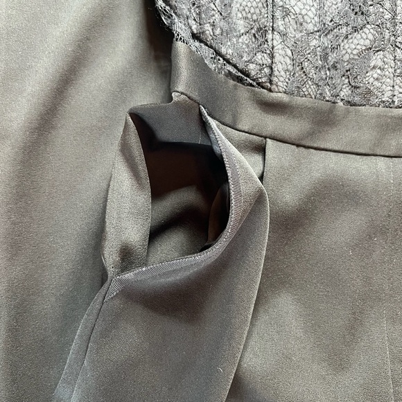 Alice + Olivia Sz 4 Black Lace Jumpsuit NWT - Picture 5 of 12